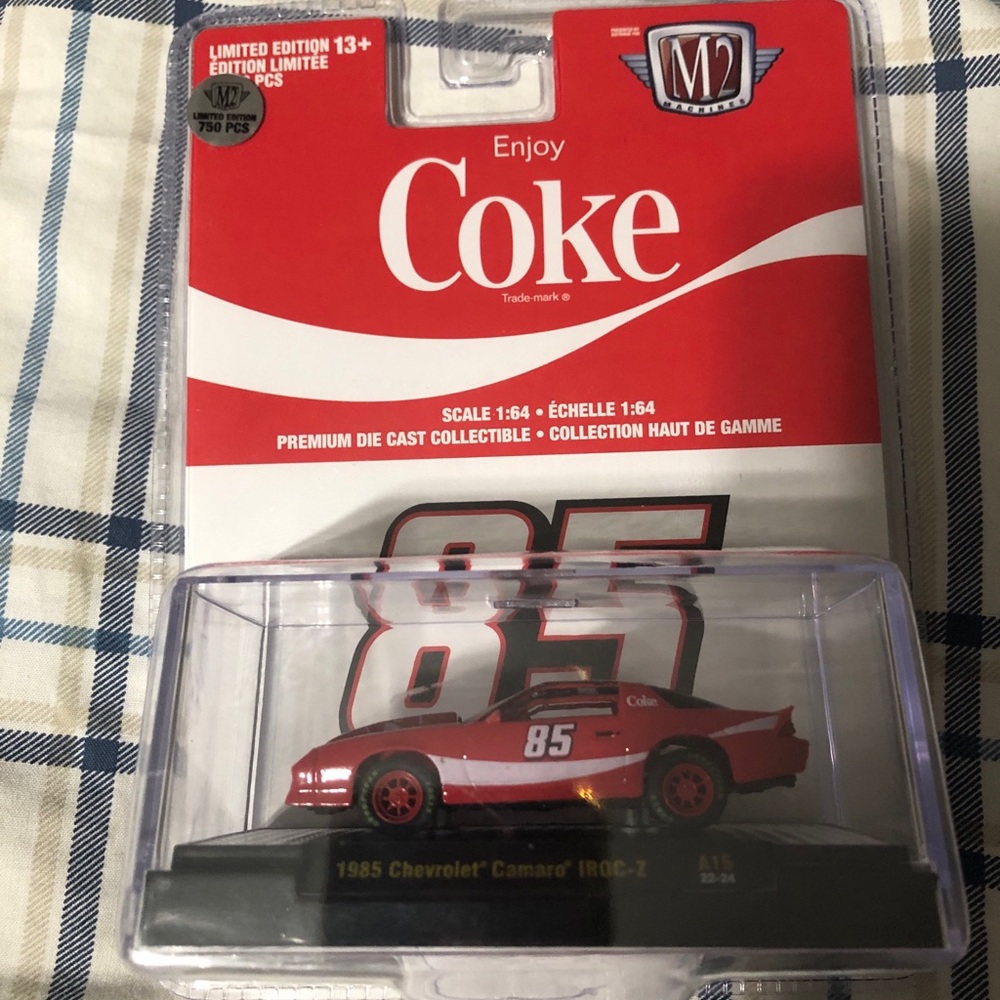 M2 Coke 1985 Chevrolet Camaro IROC-Z Diecast Model Chase